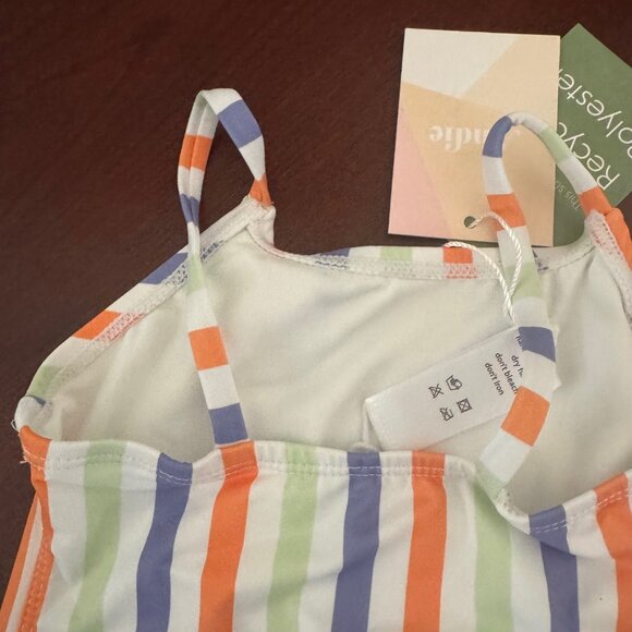 Andie Kids Toddler Girl AK001 Striped Amalfi Swimsuit Size 2T New - Picture 10 of 11